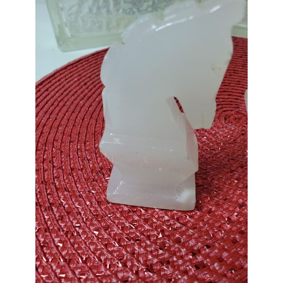 Knight  Onyx or Marble Aztec Chess Pieces Hand Carved Exquisite~Vintage~ - Picture 12 of 13